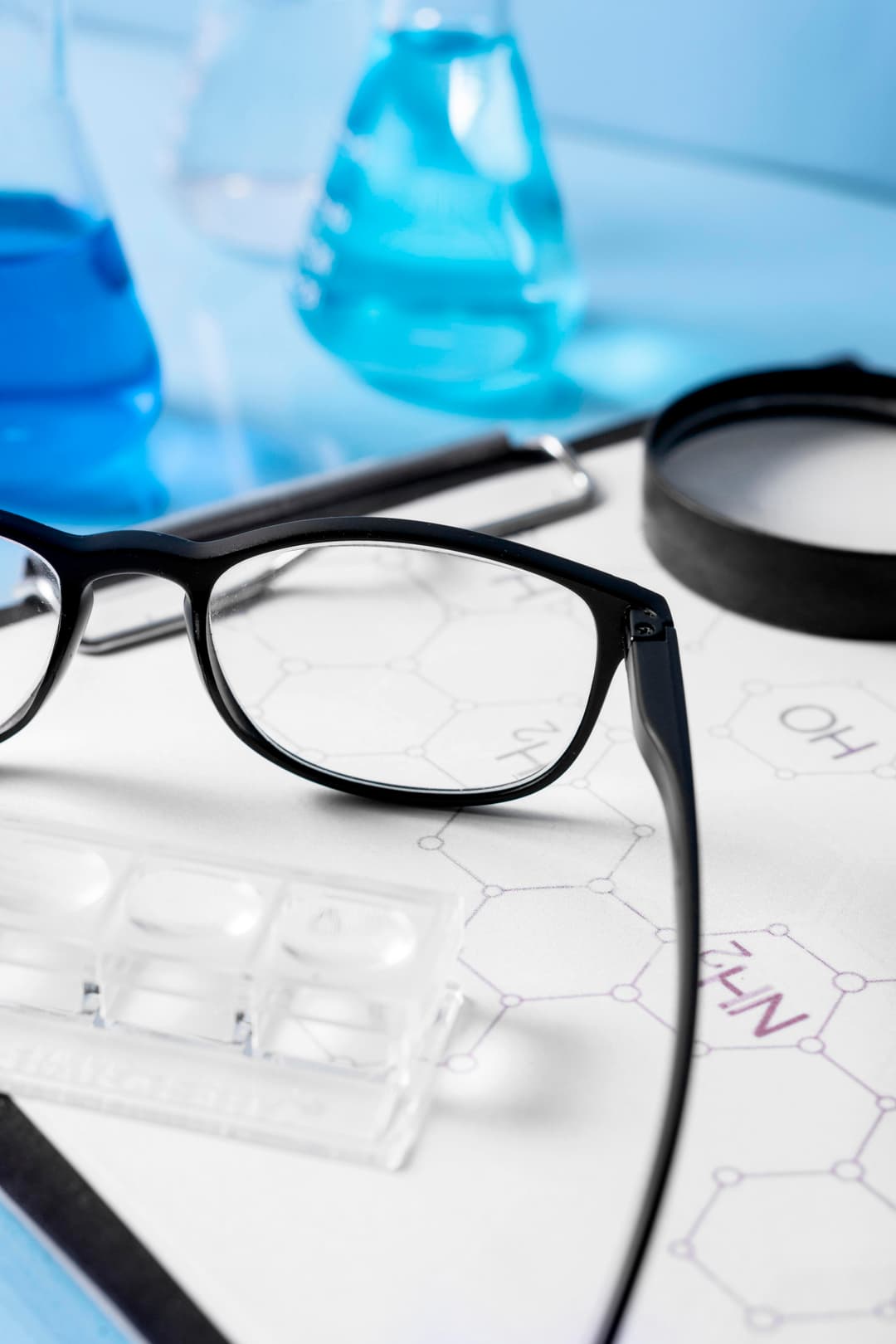 Doctor signing documents